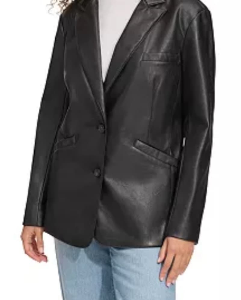 Levi’s Faux Leather Blazer  - Image 1