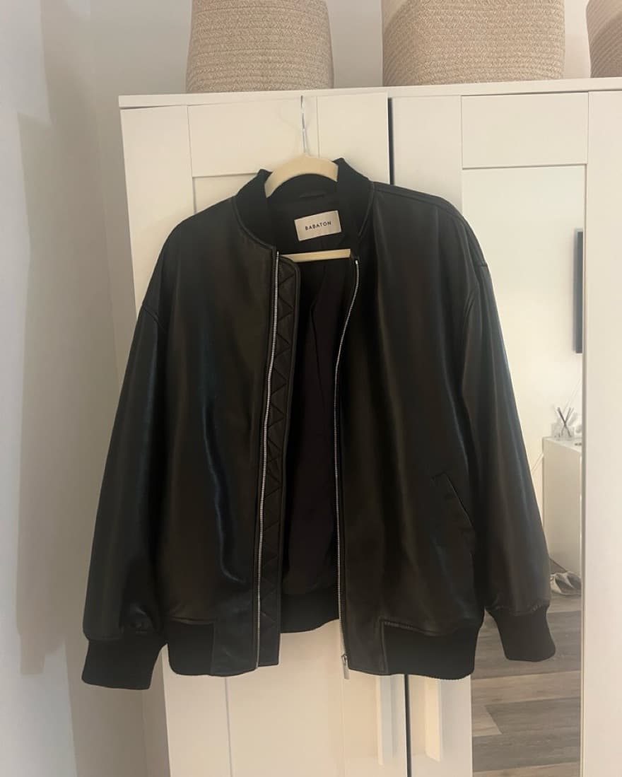 Aritzia Babaton Synergy Leather Bomber - Image 1