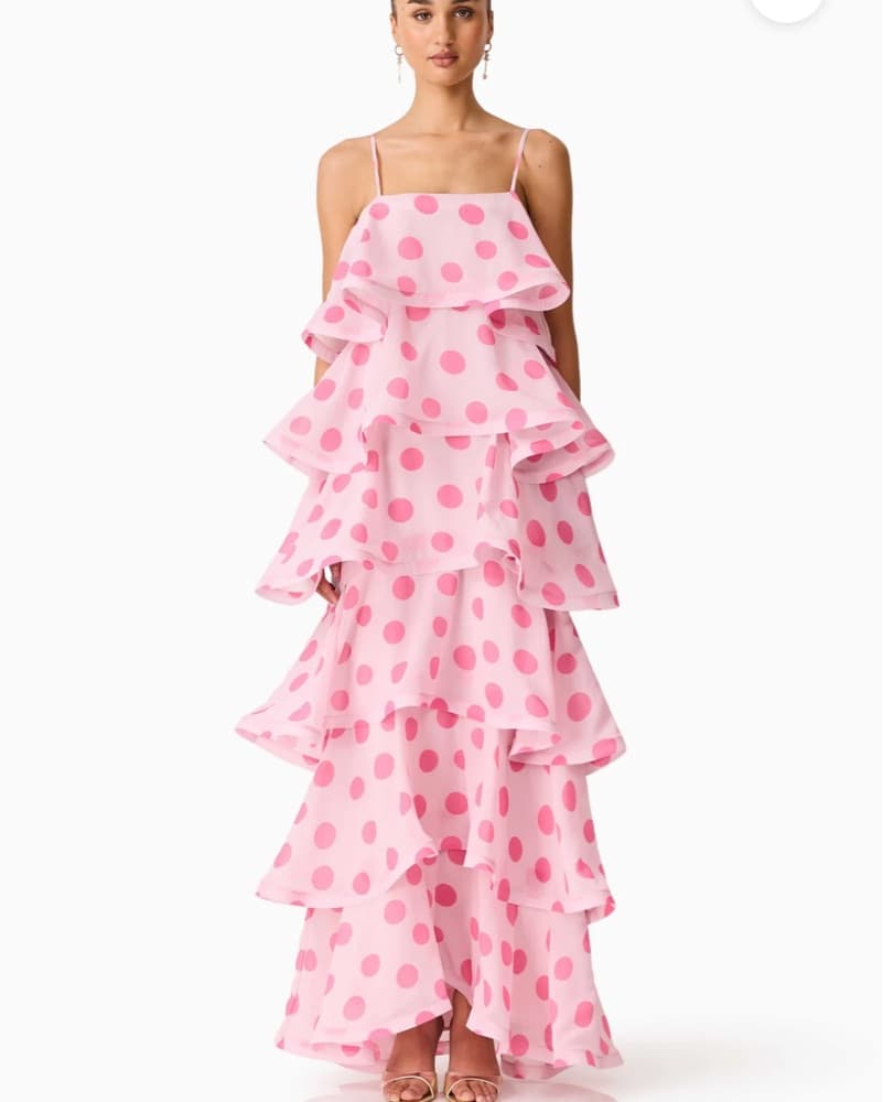 Elliatt Tiered Maxi Dress XSP - Image 2