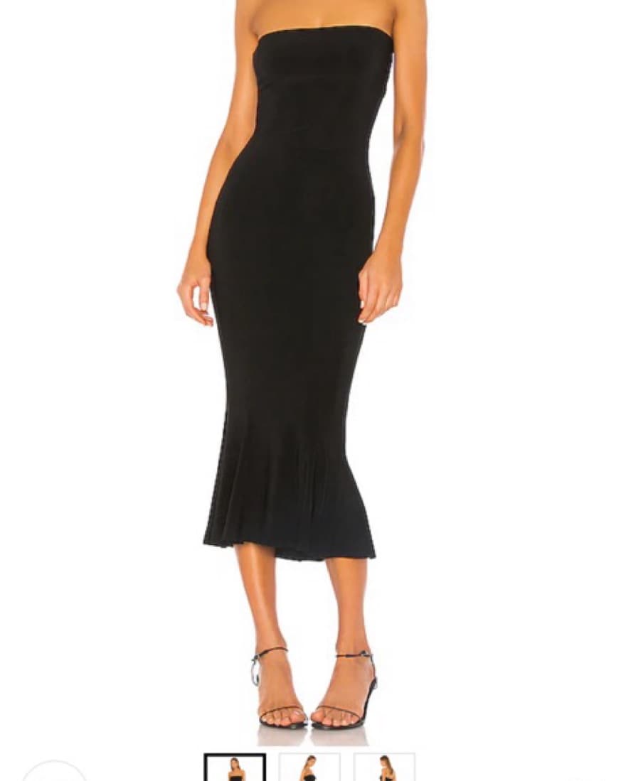 Norma Kamali Strapless Fishtail Dress - Image 1