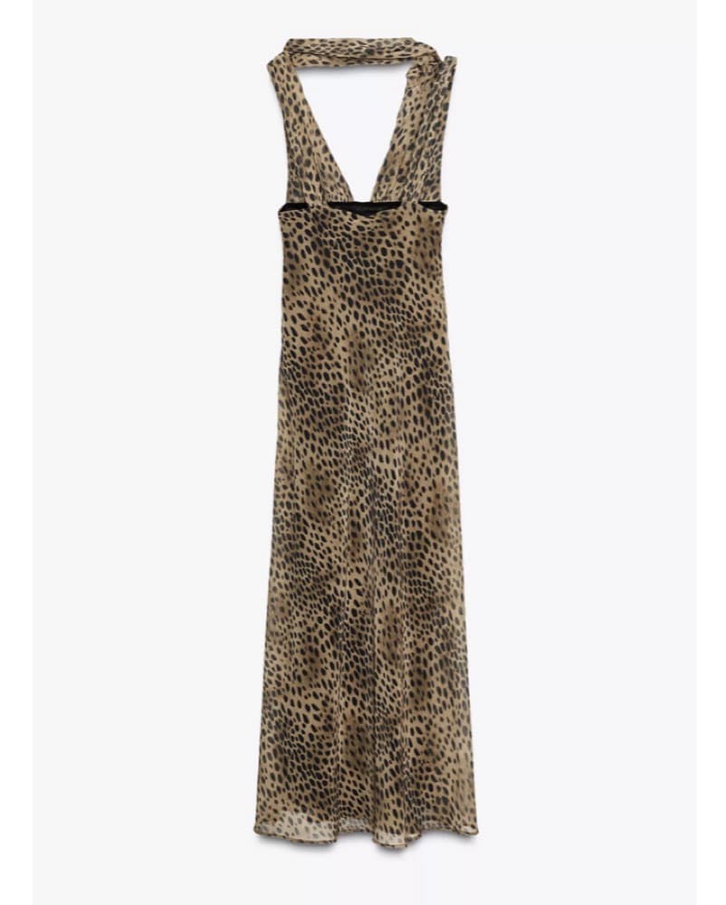 Alluring Leopard Maxi Dress - Image 4