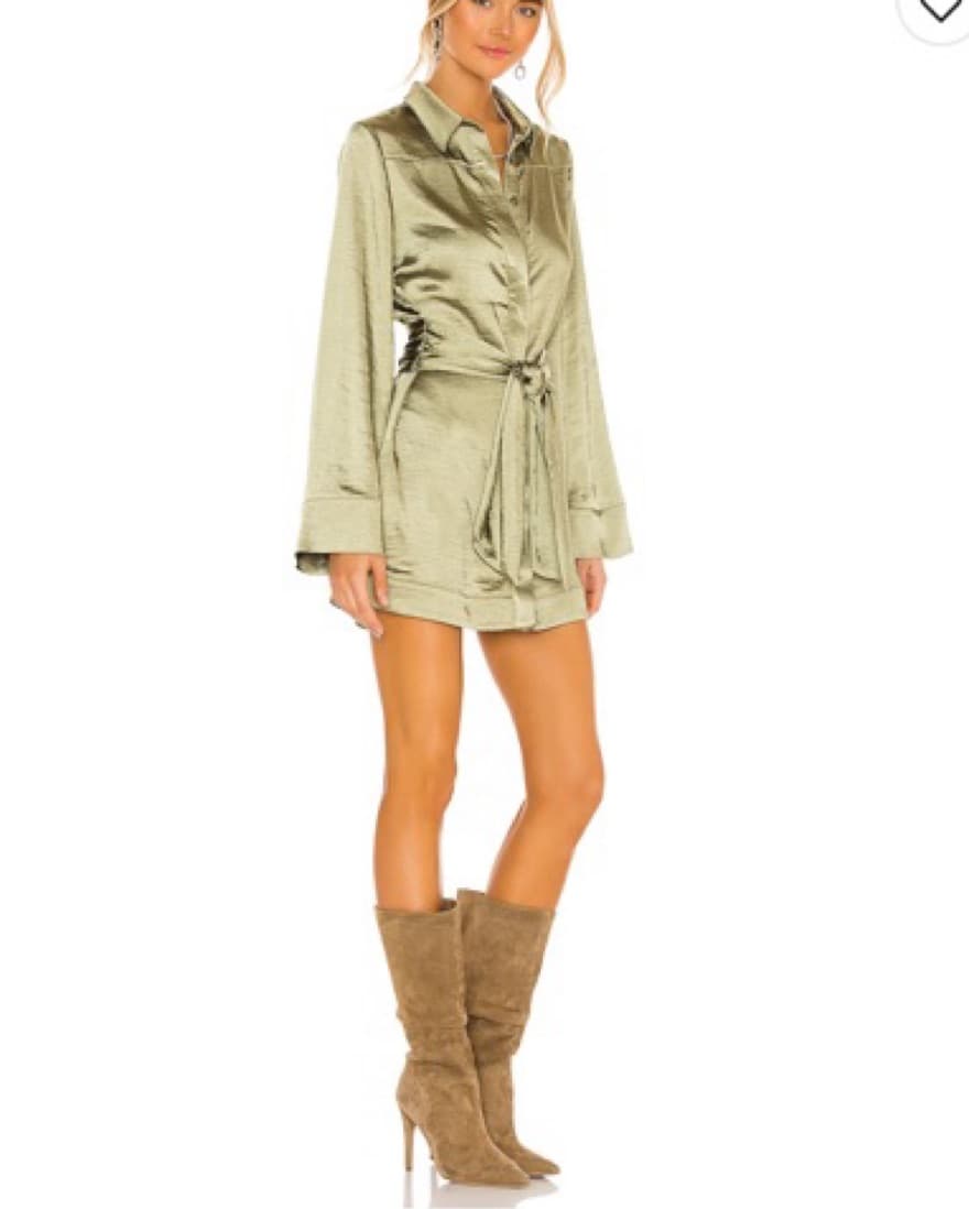 Camila Coelho Green Shirt Dress - Image 2