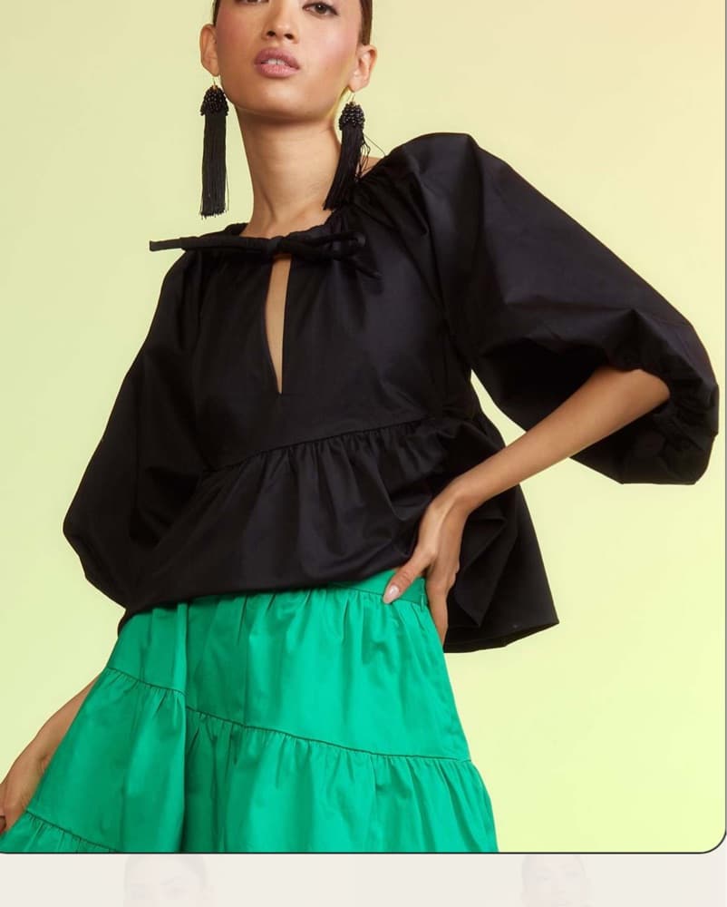 Nomad Polished Cotton Top - Image 1