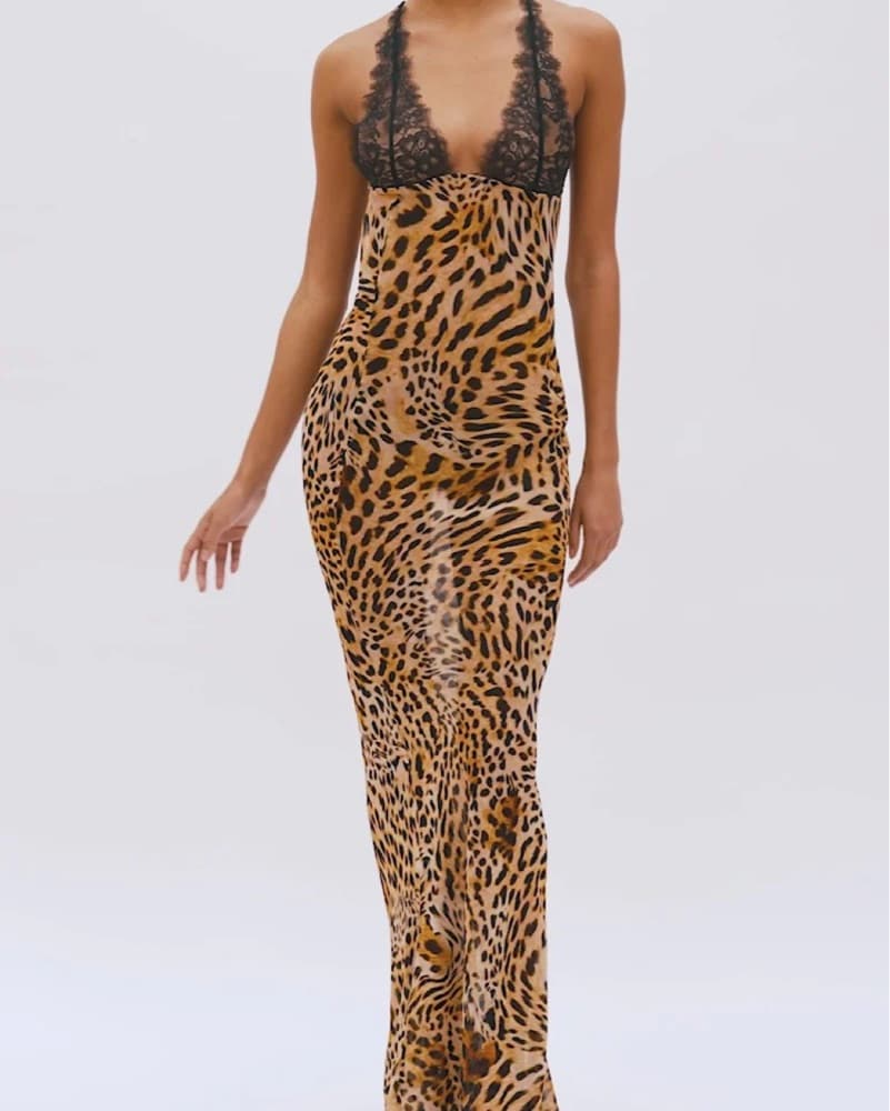 Rat and Boa akima leopard print dress - Image 1