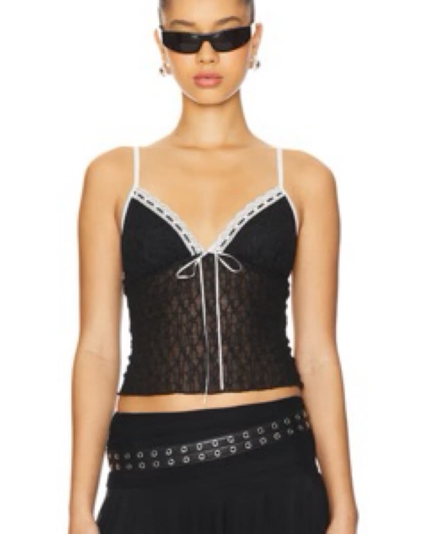 Black Lace Top  - Image 2