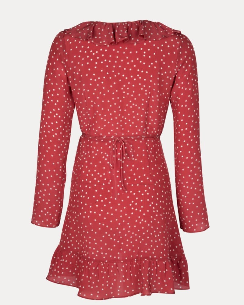 Realisation Par Red Star Wrap Mini Dress - Image 4