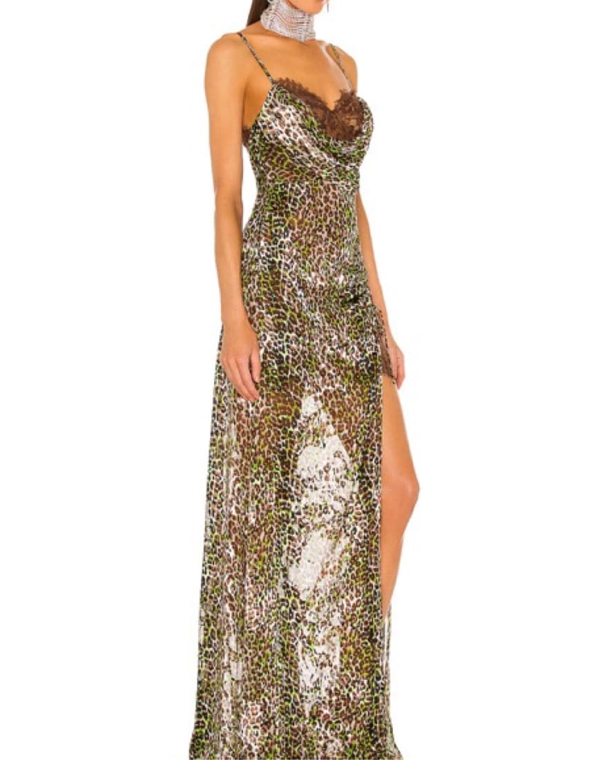 Revolve Williamsburg Maxi Dress in Green - Image 4