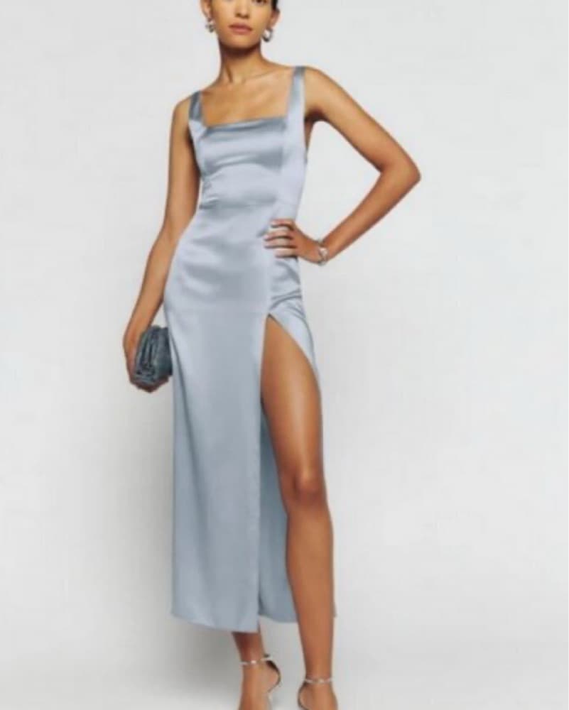 Elegant Satin Slip Dress - Image 1