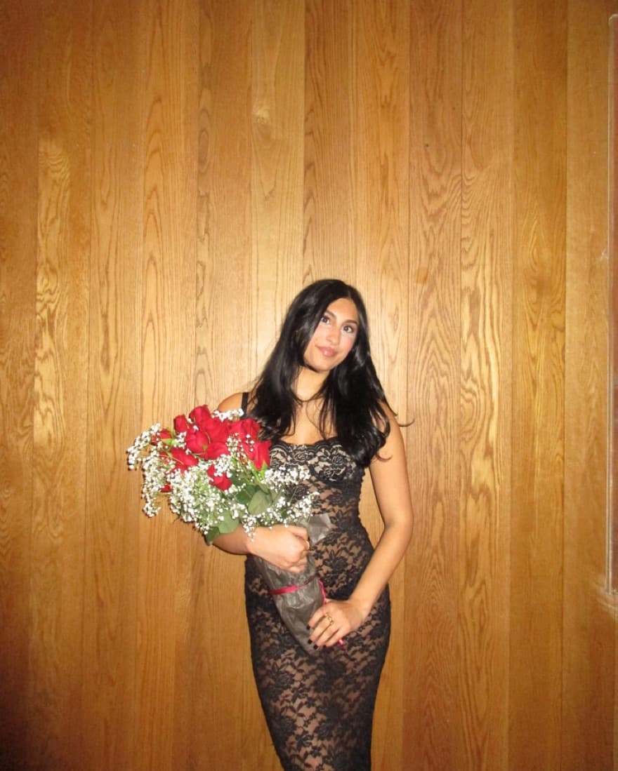 Black Lace Dress - Image 2
