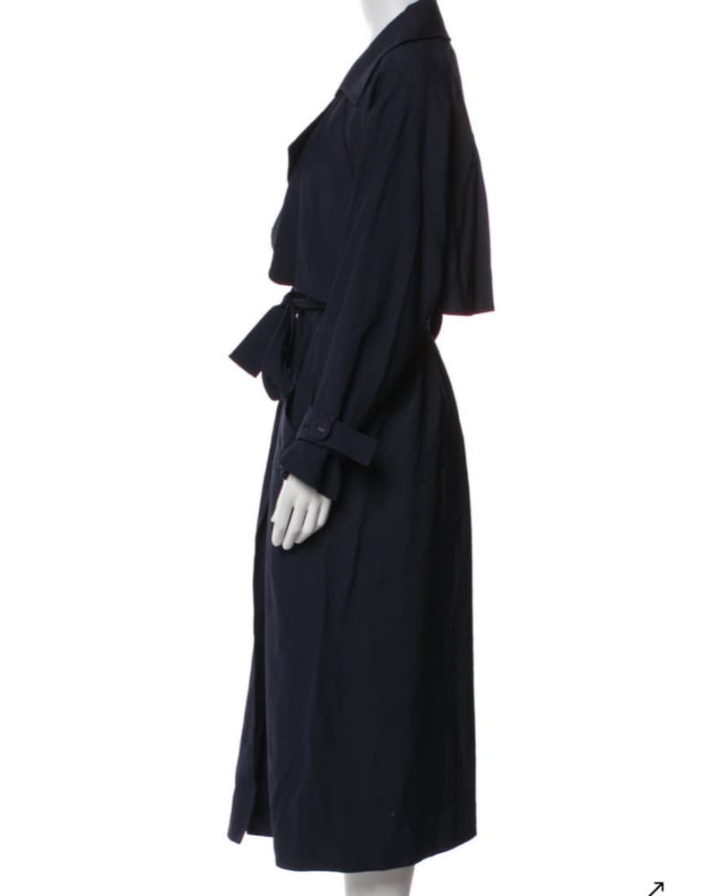 The Sei Black Trench coat  - Image 3