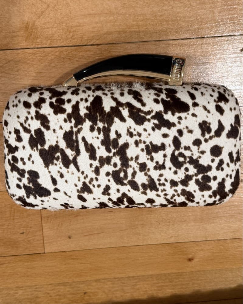 Vince Camuto Fur Horn Clutch  - Image 2