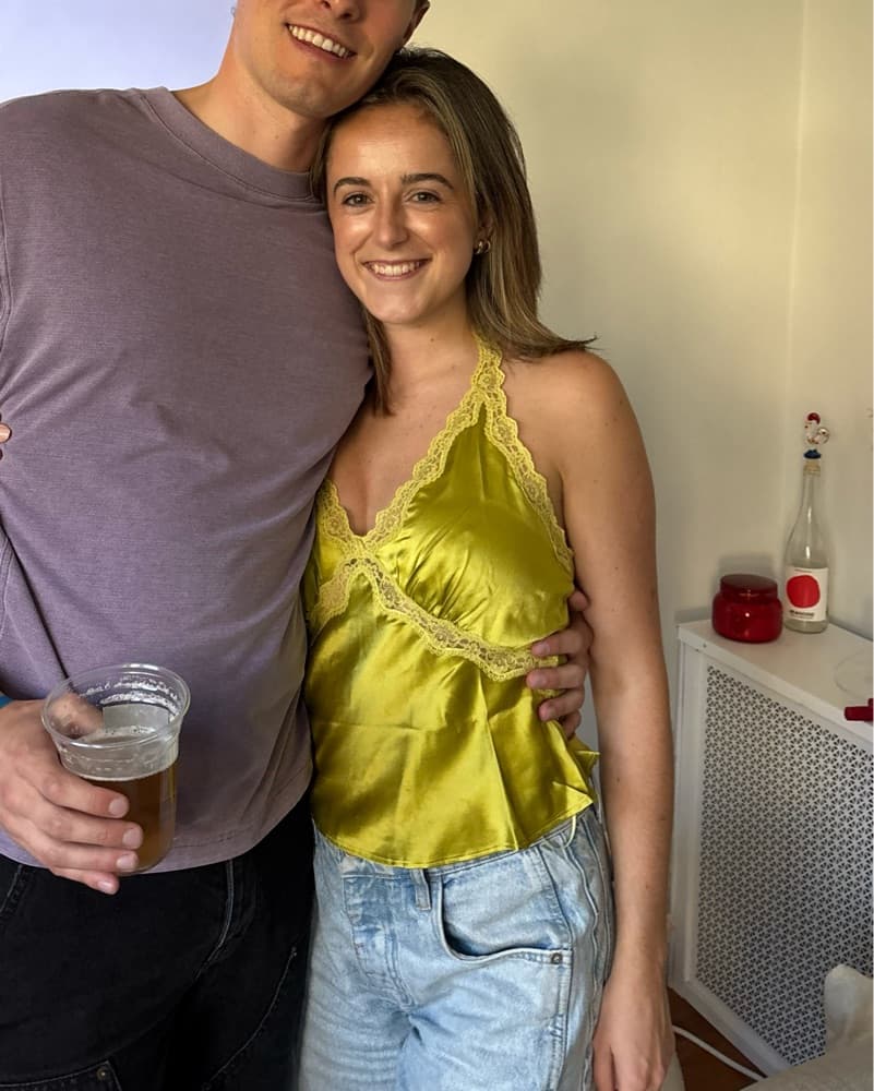 Reformation Lace Tank In Chartreuse  - Image 1