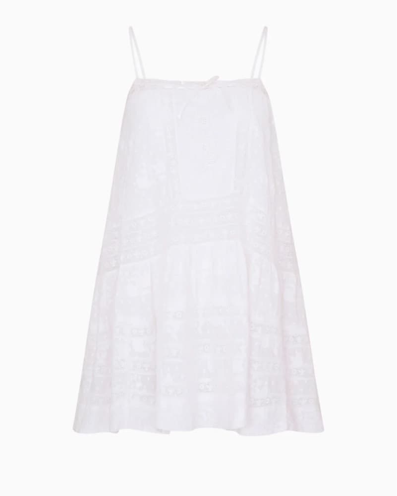 Cotton Lace Babydoll Dress - Image 4
