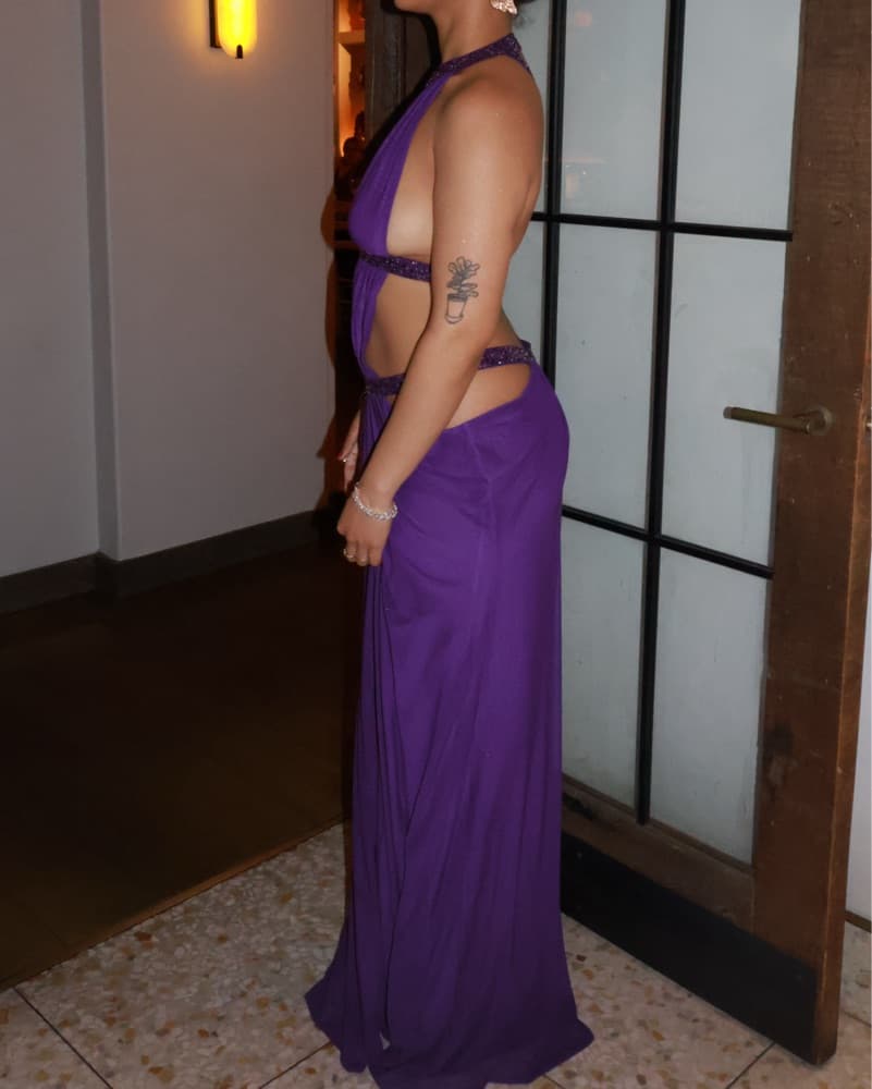 6am Cut Out Maxi Dress - Image 3