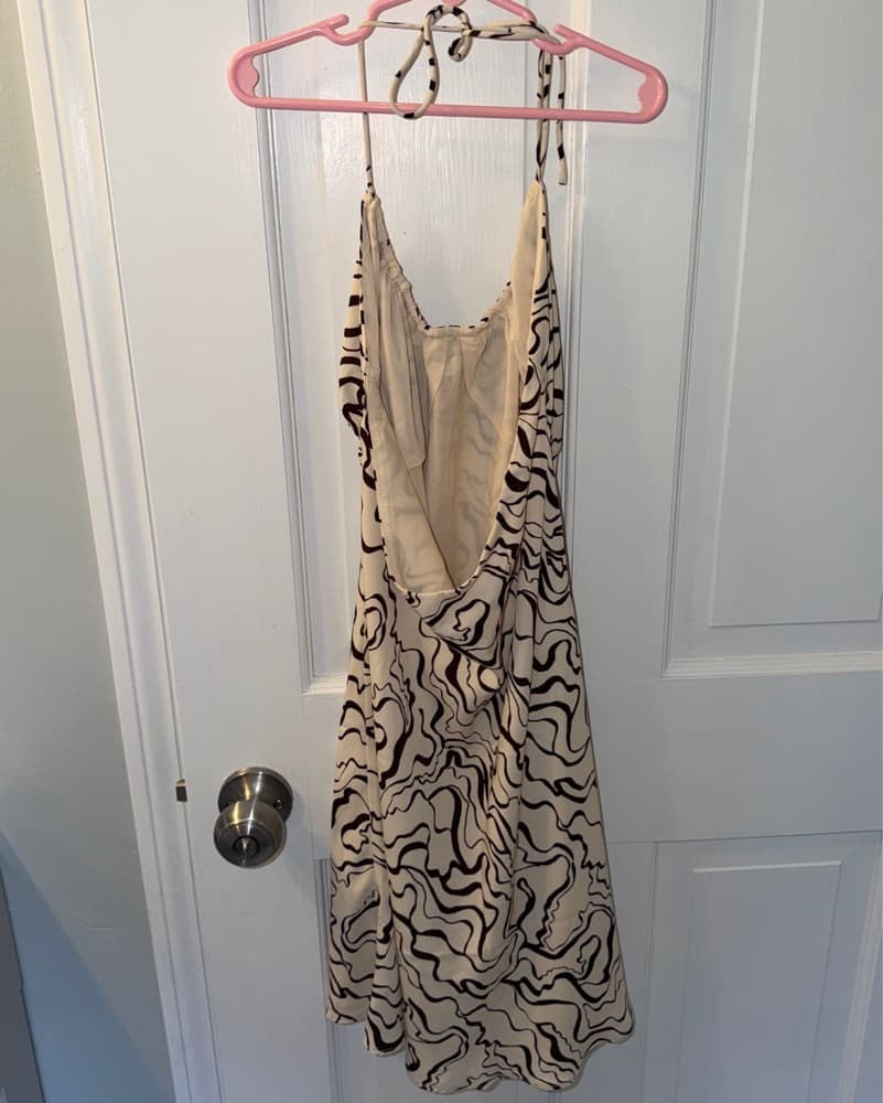 Abercrombie Halter Low Back Dress - Image 4