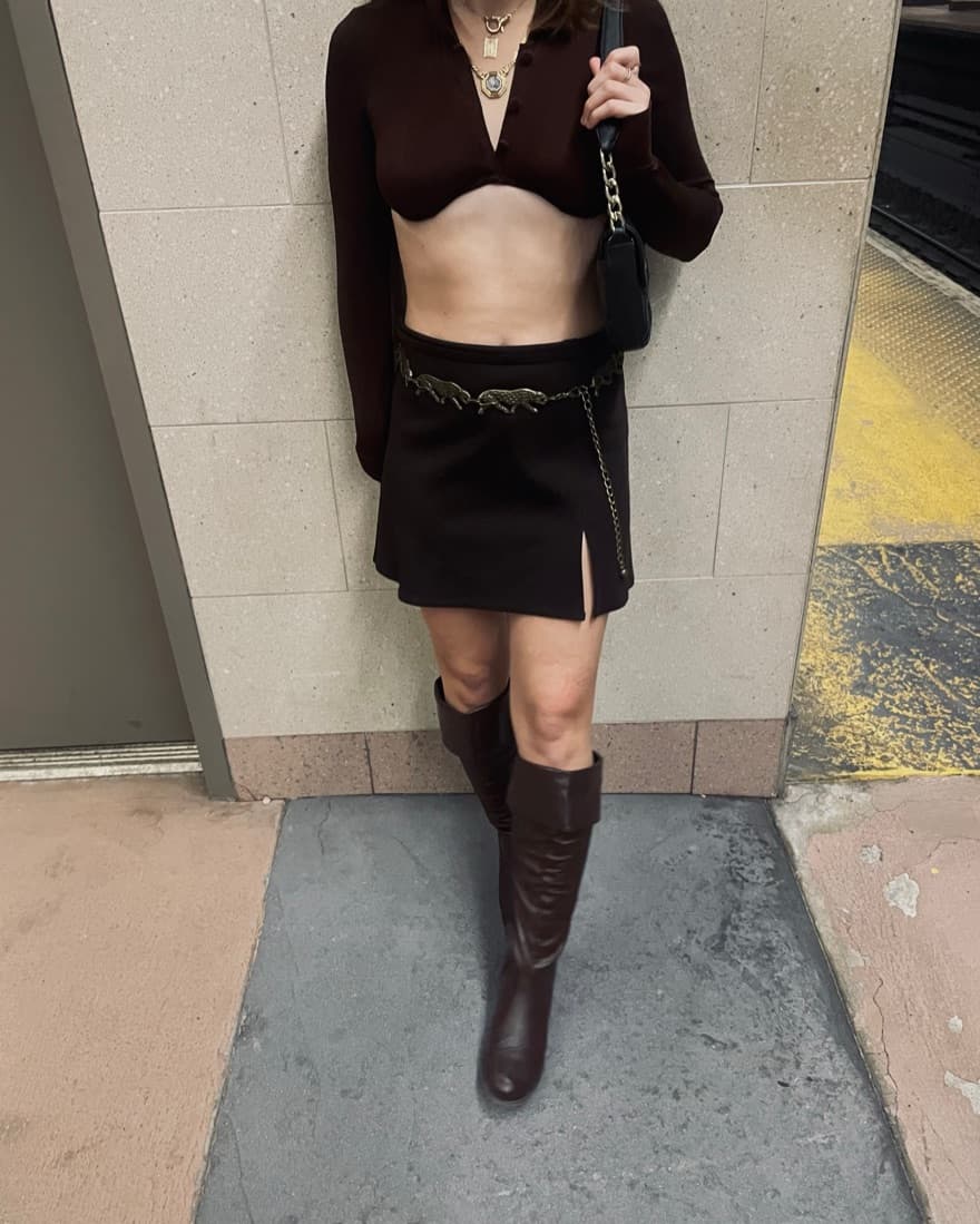 Vintage Morgan de Tois Miniskirt  - Image 1