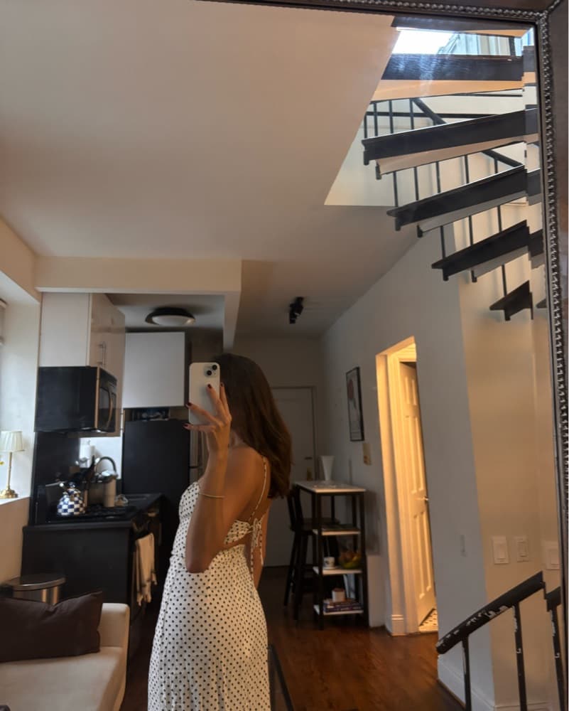 Polka Dot Midi Dress - Image 2