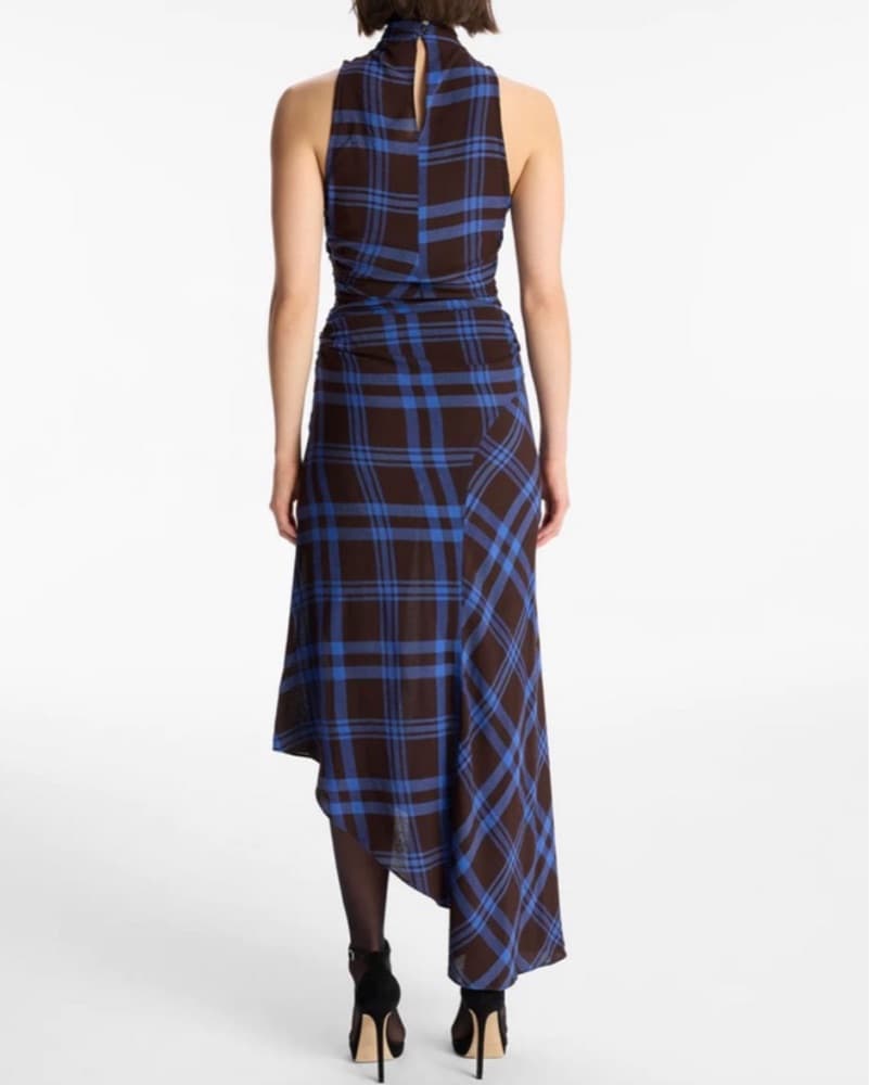 ALC Plaid Midi Dress - Image 2