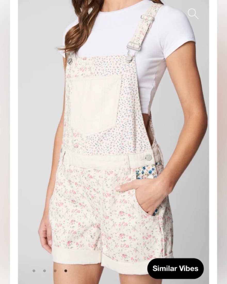 BLANK NYC Full Bloom Shortall Overalls - Image 4