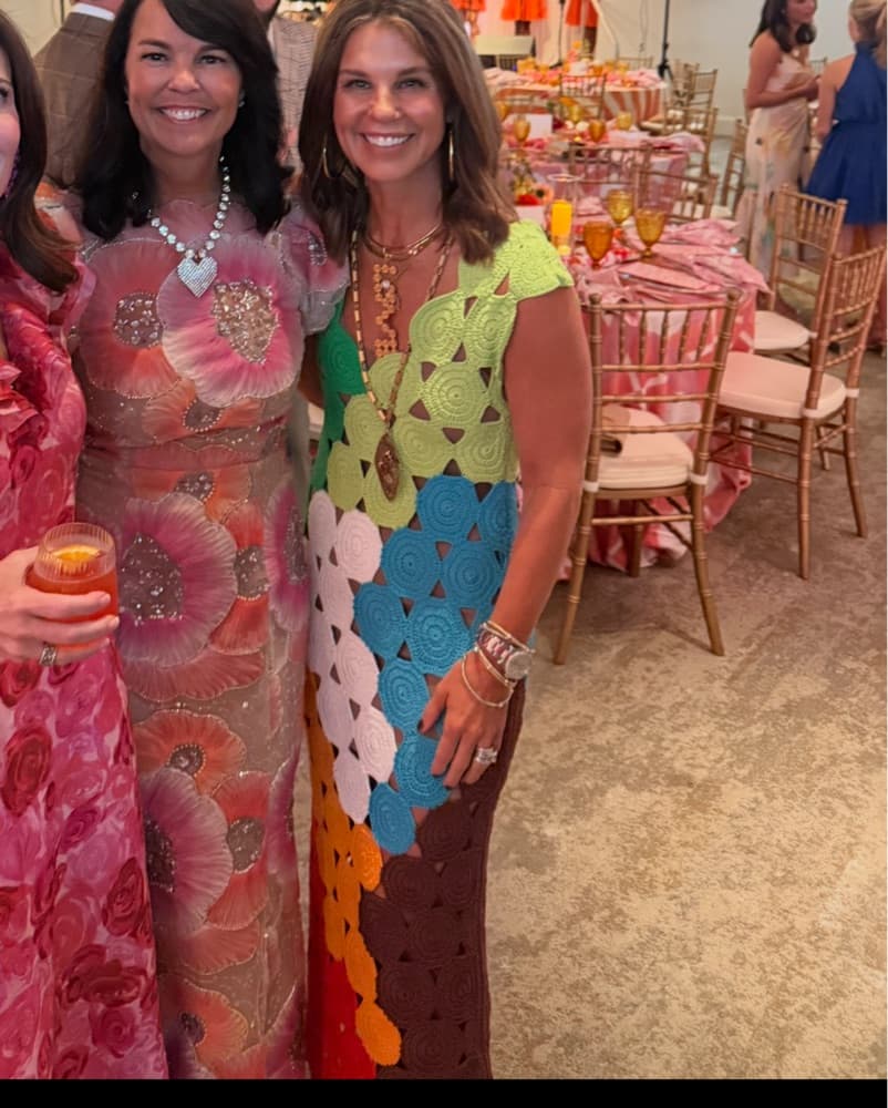 Simon Miller Vibrant Crochet Maxi Dress - Image 2