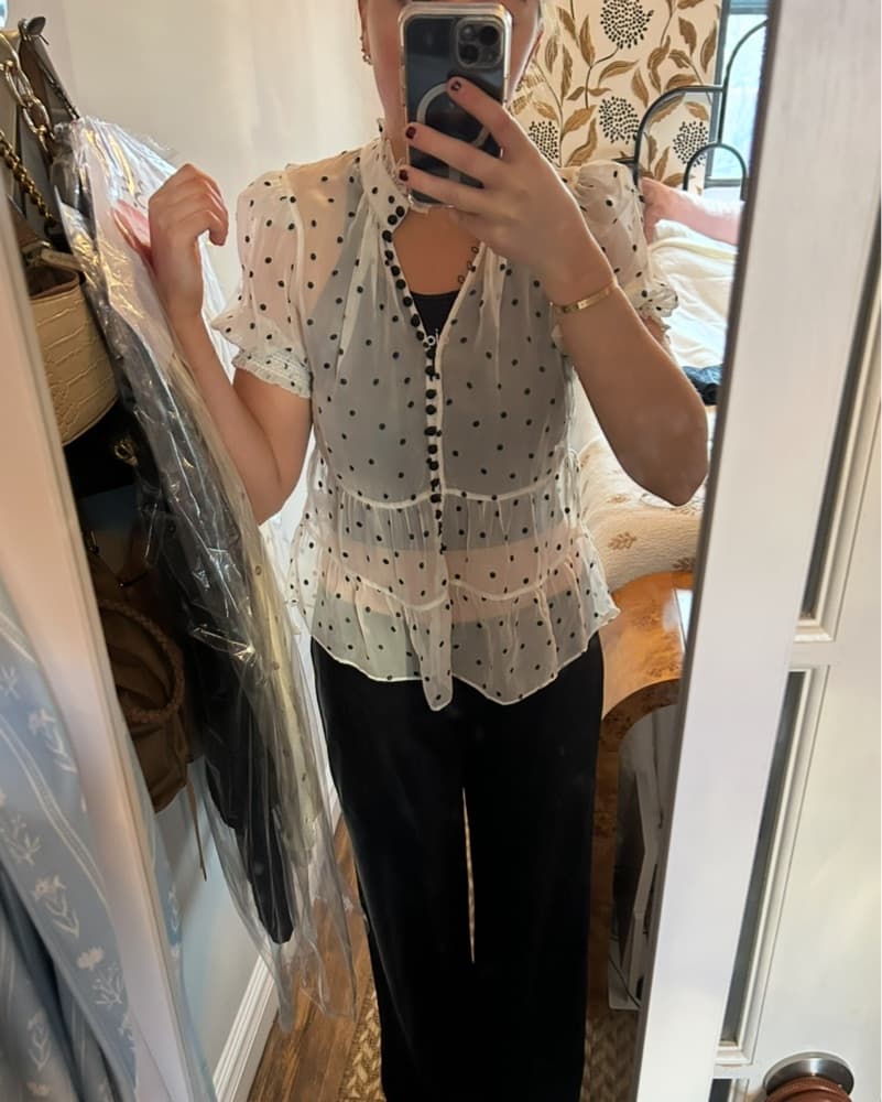 Alice And Olivia Vicky Blouse - Image 3