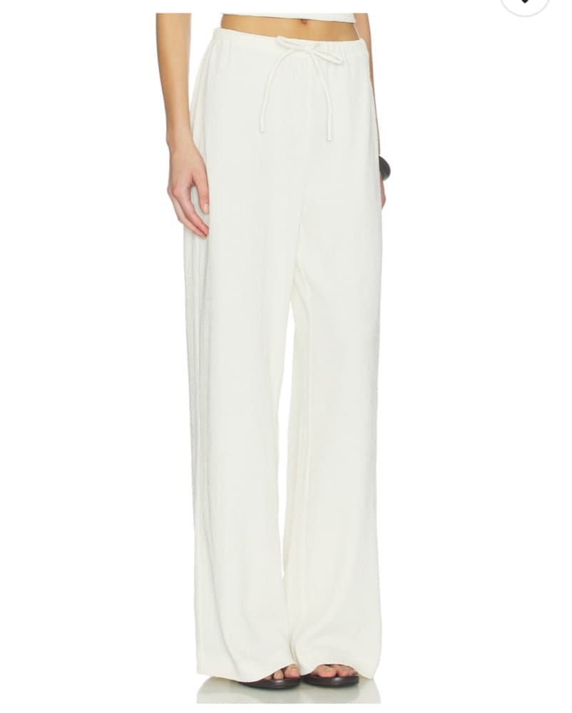 Cream Vacation Pants Set - Image 4