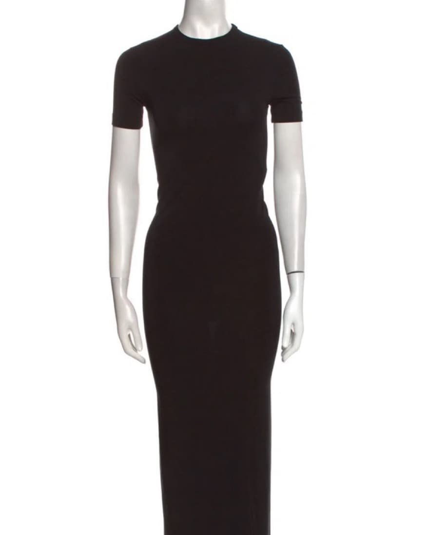 Balenciaga Black Sheath Dress - Image 2