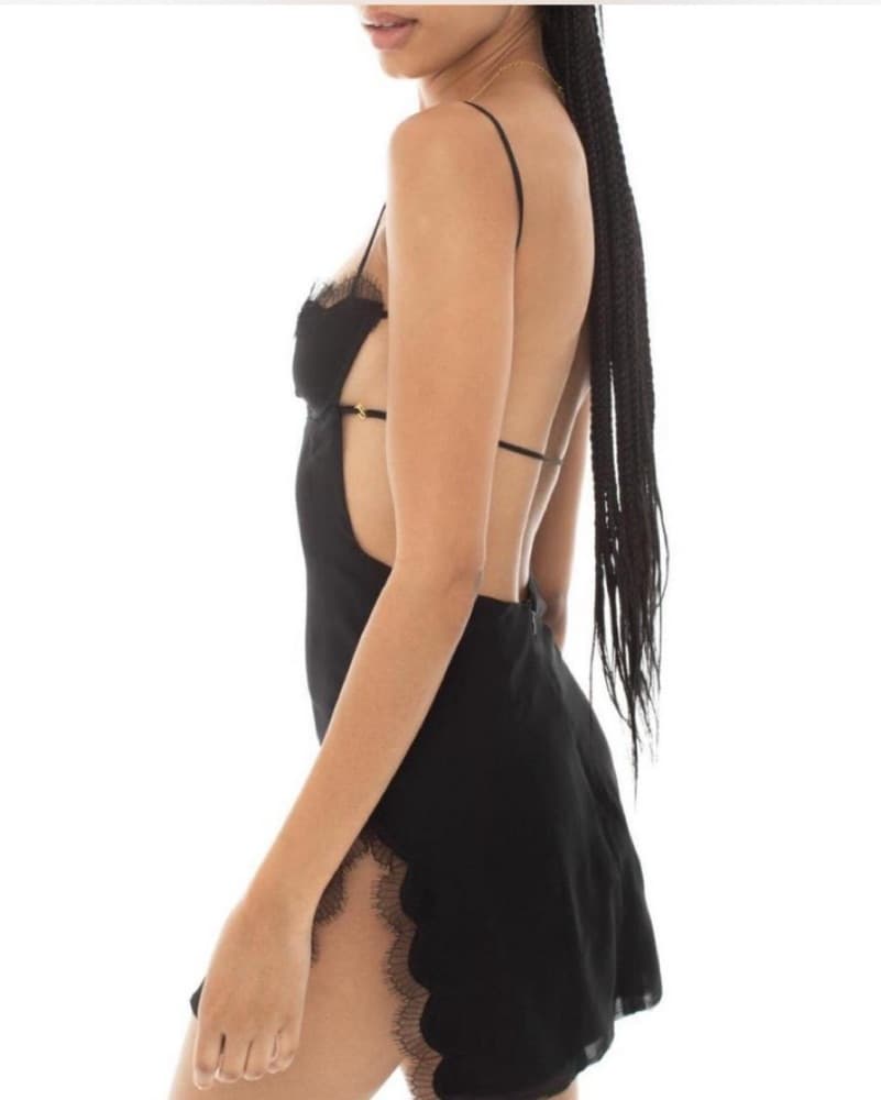 ARE YOU AM I Black Backless Dress - Image 1