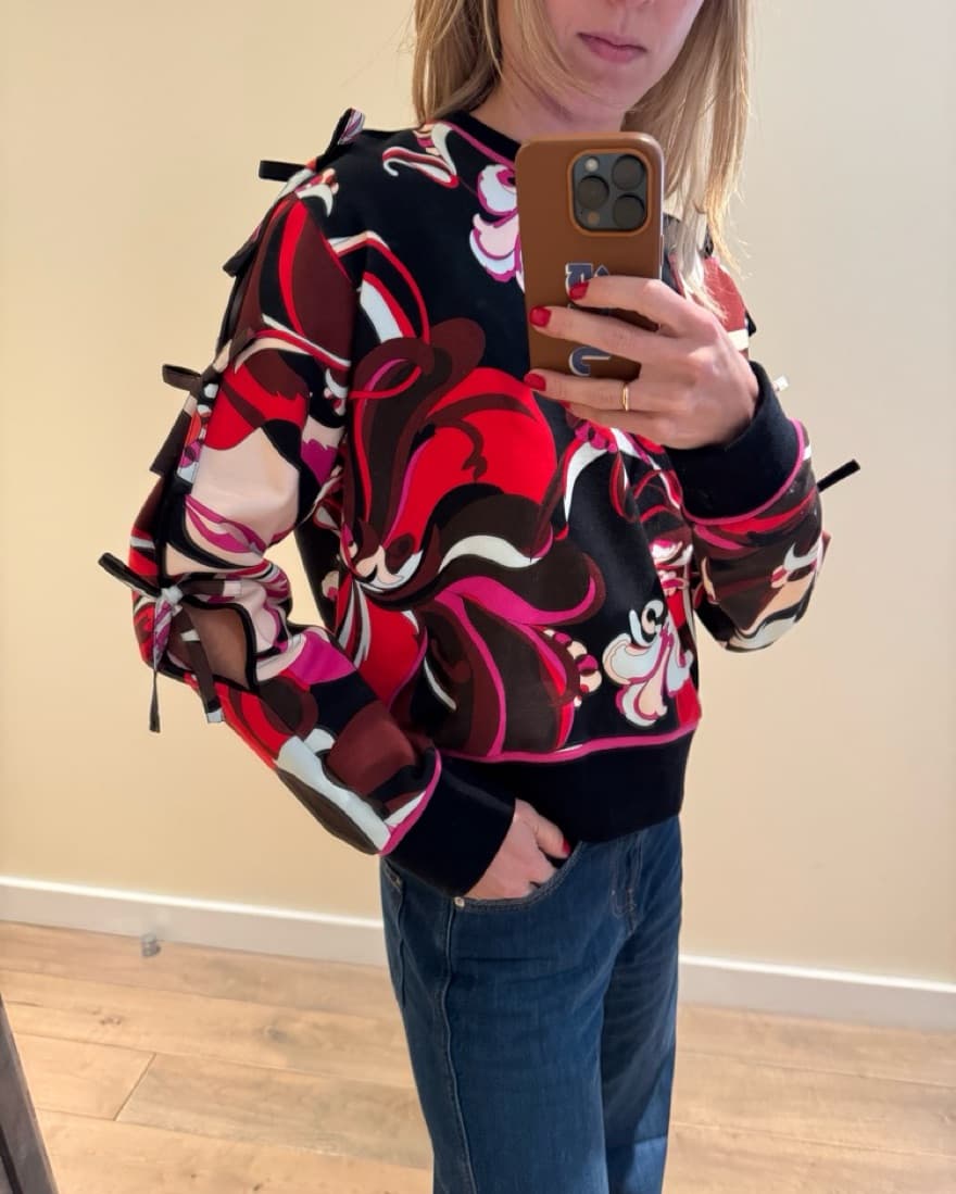 Emilio Pucci Bow Detailed Sweatshirt - Image 3