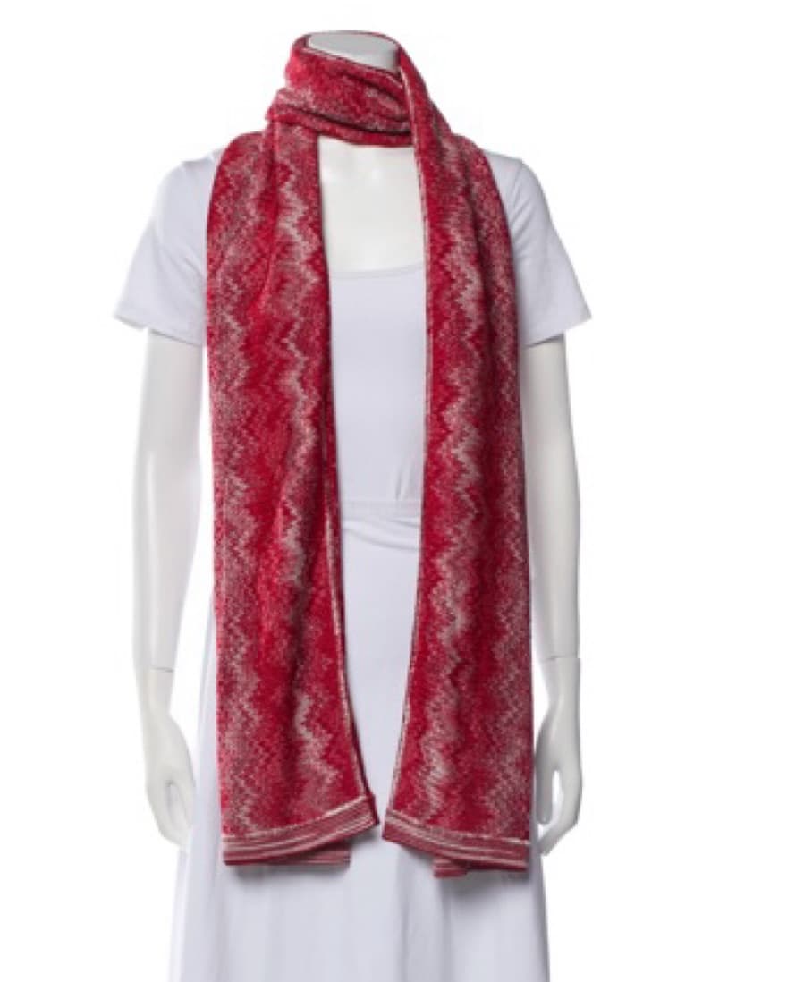 Missoni Red Scarf  - Image 2