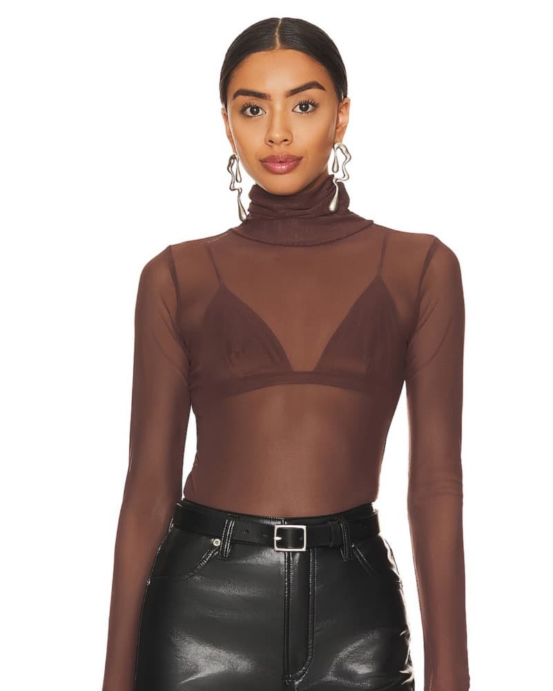 AFRM Sultry Sheer Bodysuit - Image 1