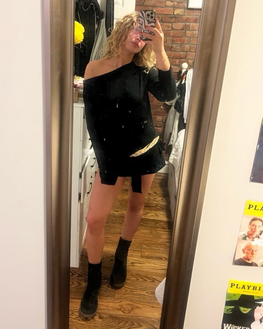 Dana Foley Buckle Tie Dress - Image 3