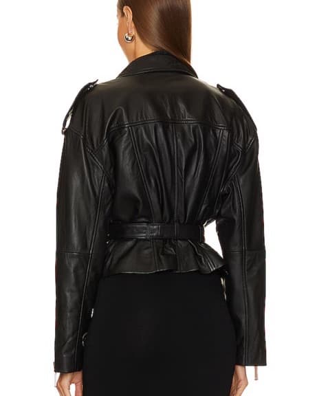 Ambrosia Leather Moto Jacket - Image 3