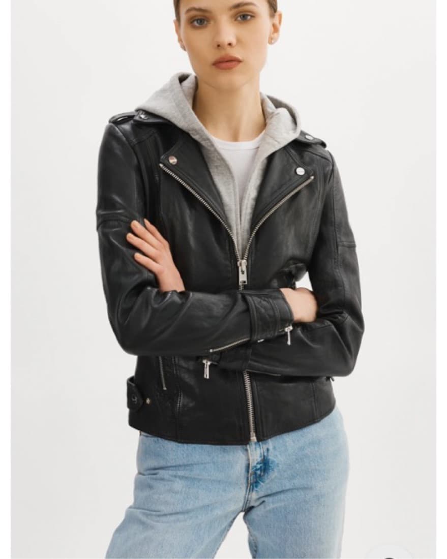 Leather Biker Jacket - Image 2