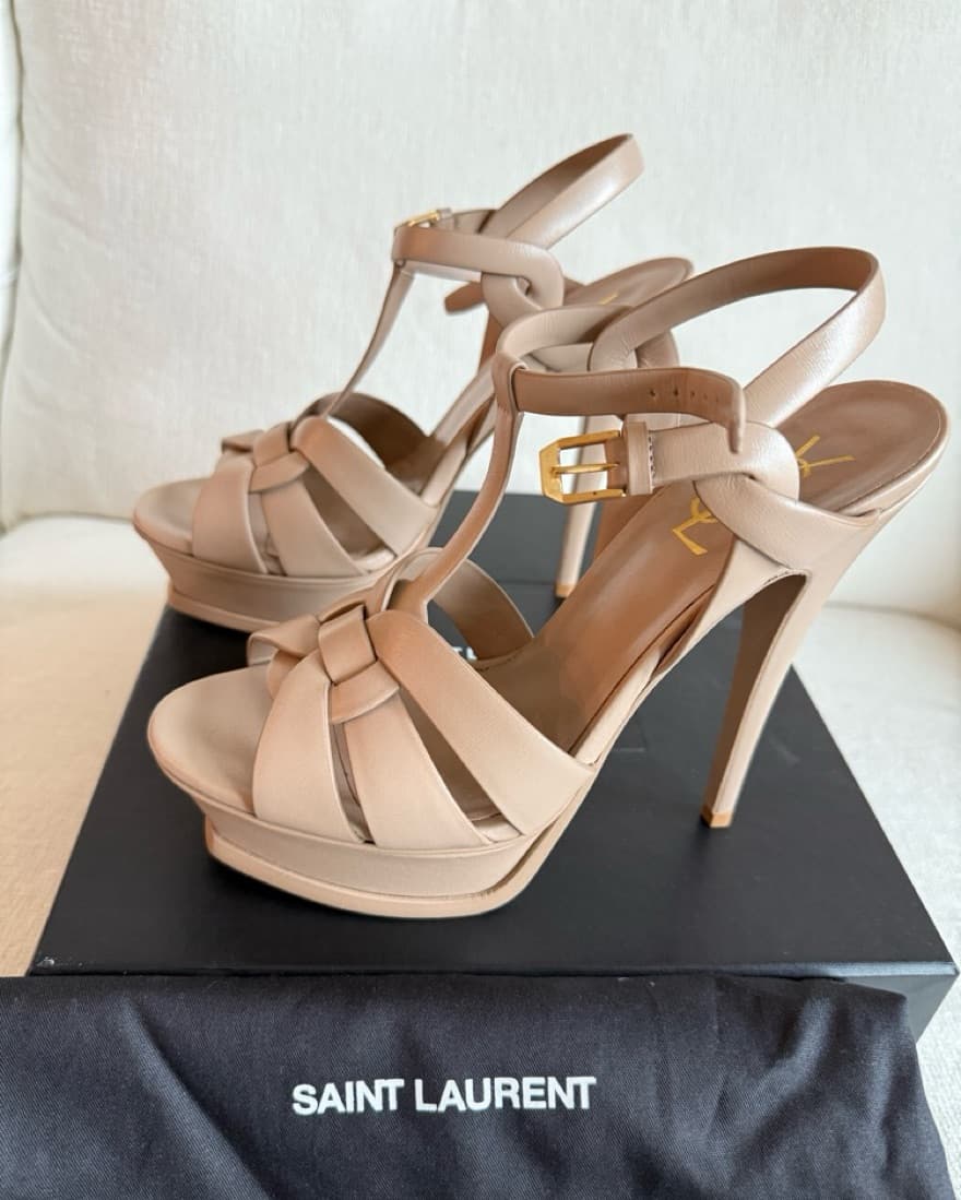 Saint Laurent Tribute Platform Sandal - Image 1