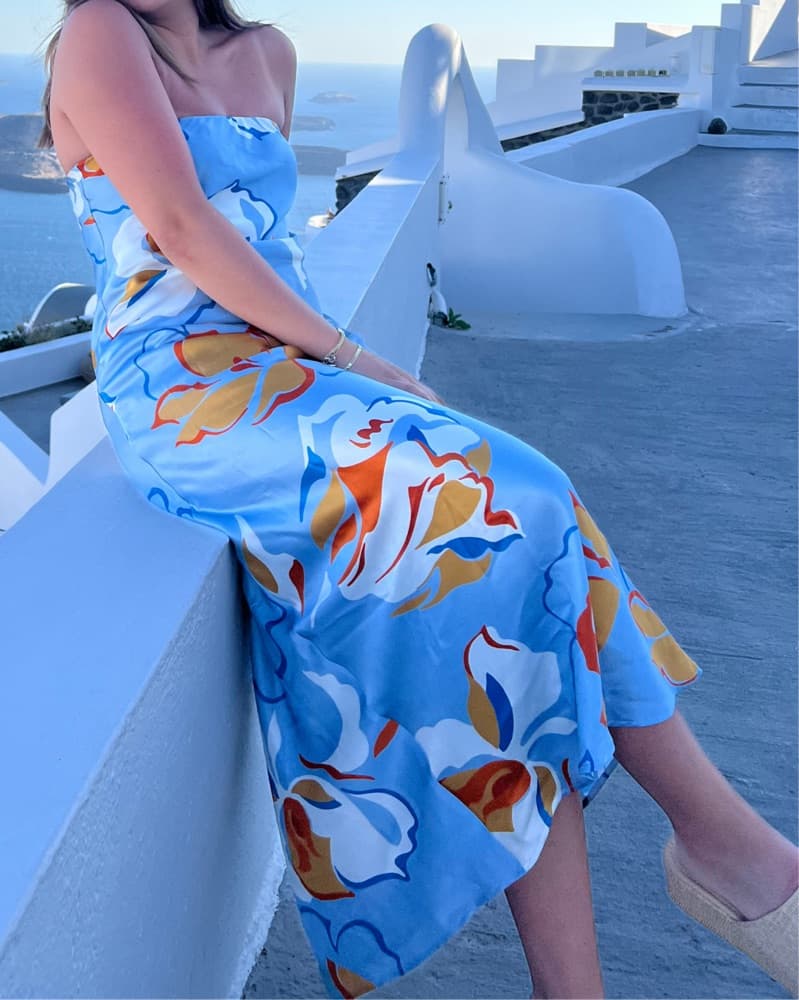 Reformation Joanna Silk Dress - Image 3