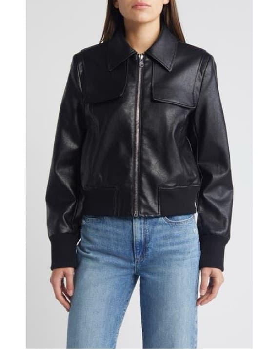 Sam Edelman Faux Leather Jacket - Image 1