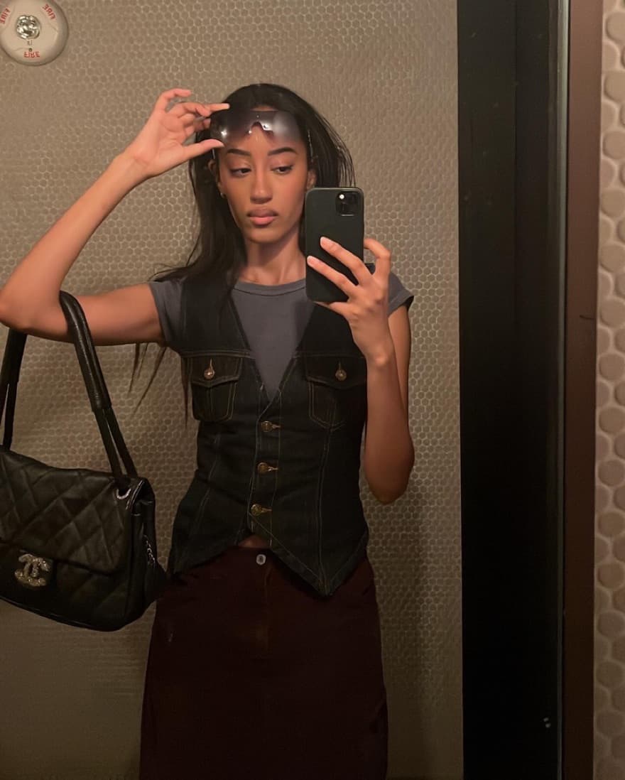 Dark Denim Vest - Image 3