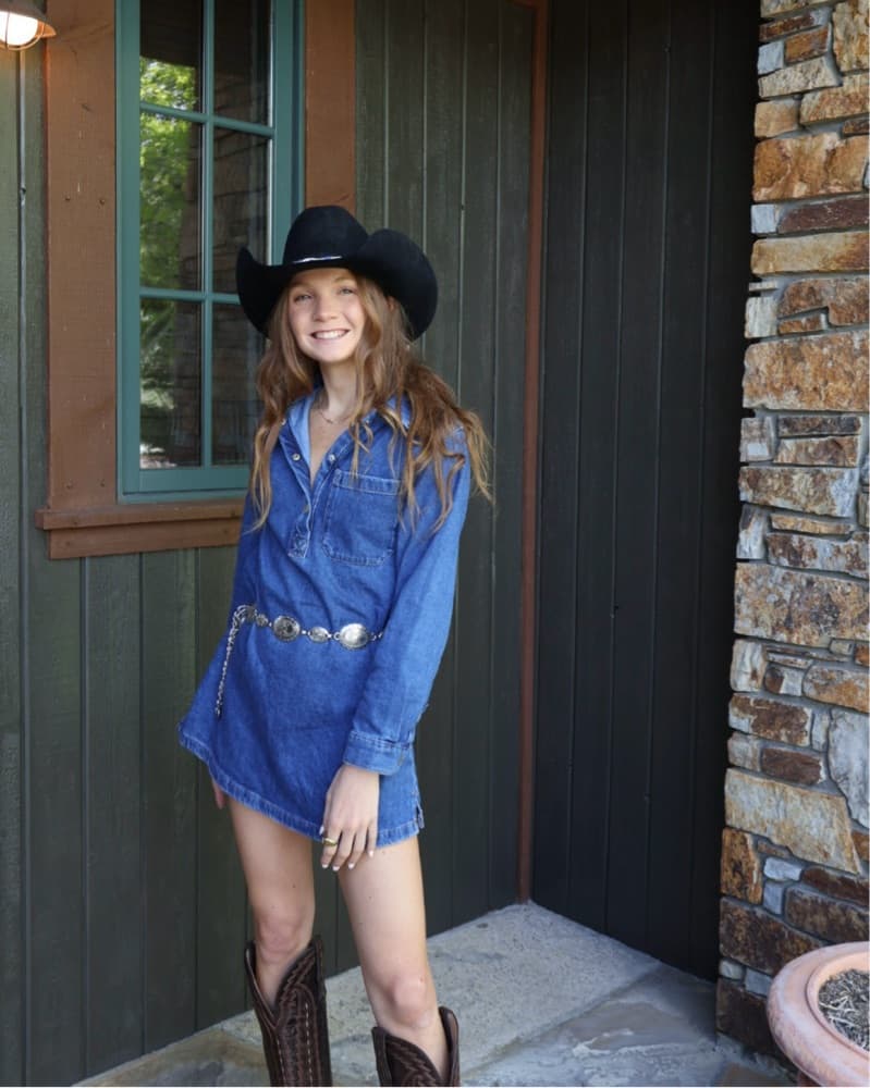 Zara Denim Dress  - Image 1