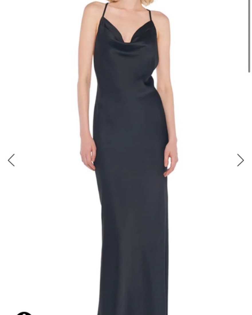 Crepe Back Satin Gown  - Image 1