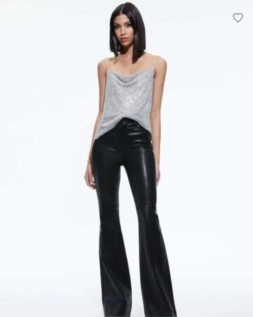 Alice and Olivia Harmon Crystal Tank - Image 3