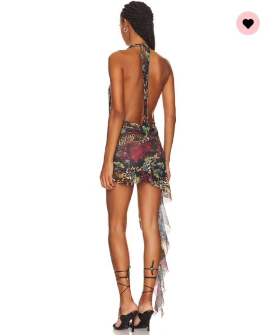Jaded London Cindy Mini Dress Cheetah - Image 3