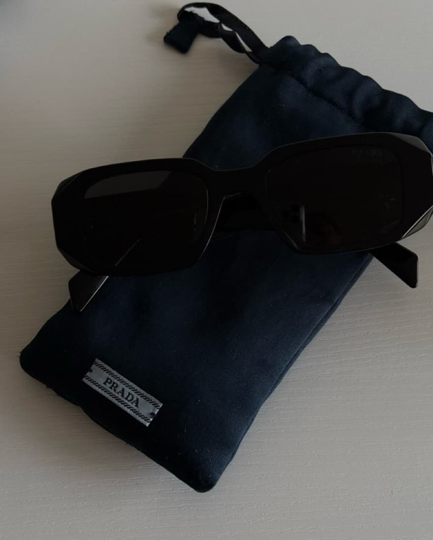 Prada Sunglasses with Case - Image 5