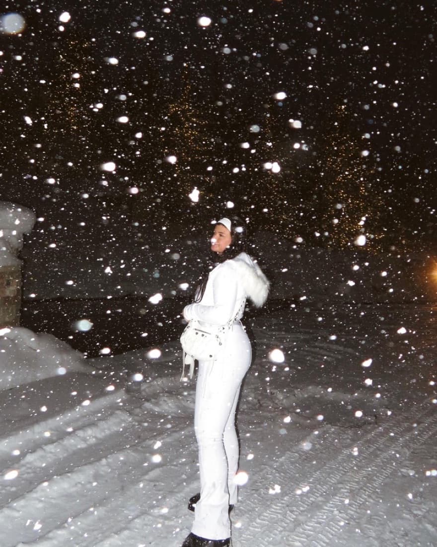 White Ski Suit  - Image 1