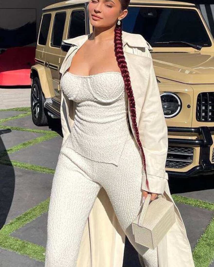 Helmut Lang Ivory Boucle Set - Image 3