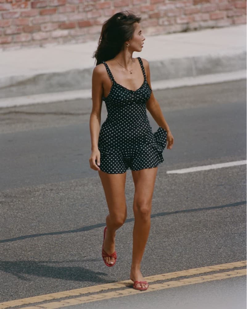 Indah Camilla Polka Dot Dress - Image 1