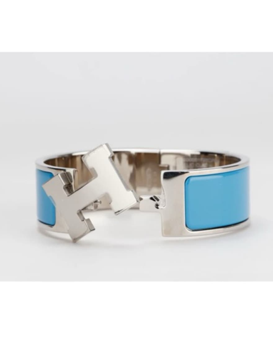 Clic Clac H Bracelet - Blue & Silver  - Image 1