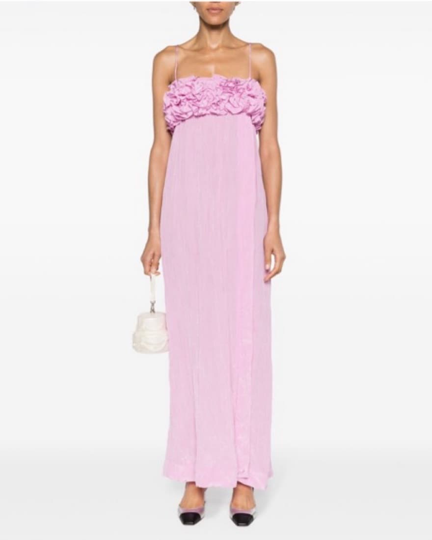 Ganni Pink Maxi Dress - Image 1