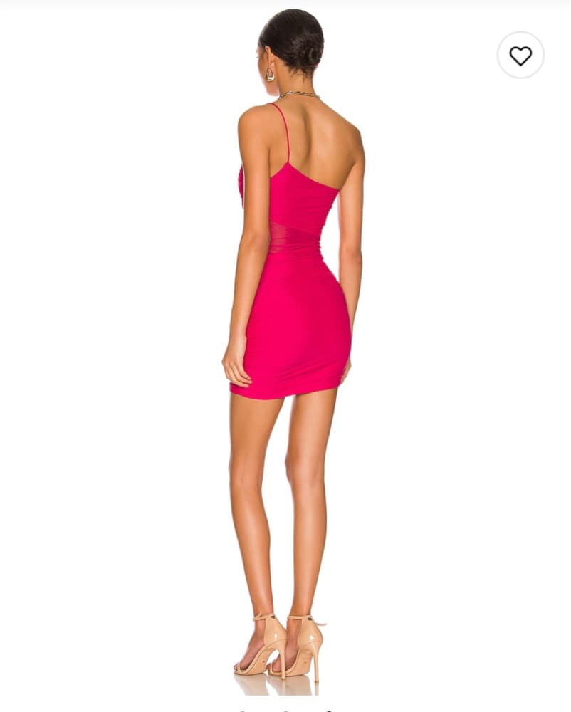 Pink Mini Revolve Dress - Image 4