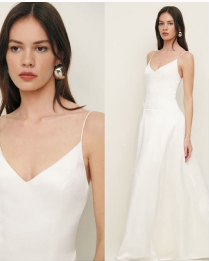 Reformation icelynn White Gown - Image 1